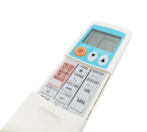 รีโมทแอร์ MITSUBISHI-มิตซูบิชิ (10ปุ่มฟังก์ชั่น) ฝาสไลด์