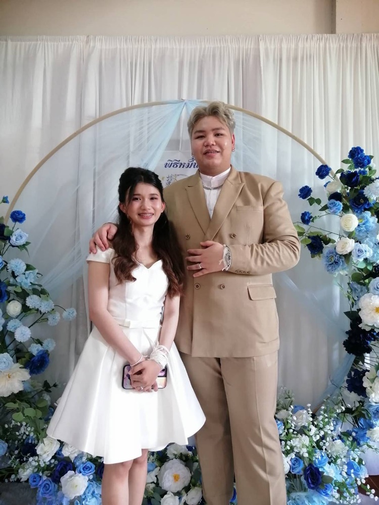 พร้อมเช่า ชุดสูทชาย สีน้ำตาล 4 กระดุม งานตัดสูทพลัสไซส์ (ไม่มีกั๊ก)