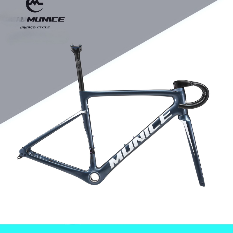 Munice R2 Ultra-Light Carbon Road Frame – Toray T800 + M46, Disc Brake Compatible, 970g, 9 Colors | 5-Year Warranty