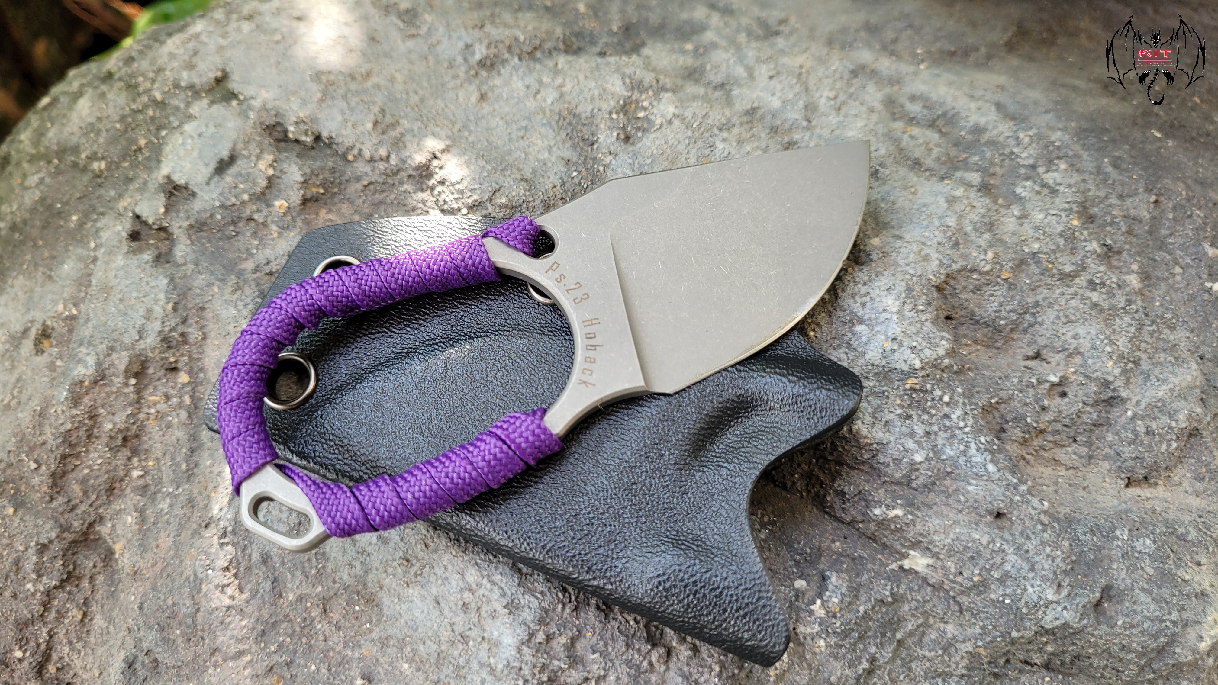Jake Hoback Jeremiah Johnson - Purple Paracord Wrap