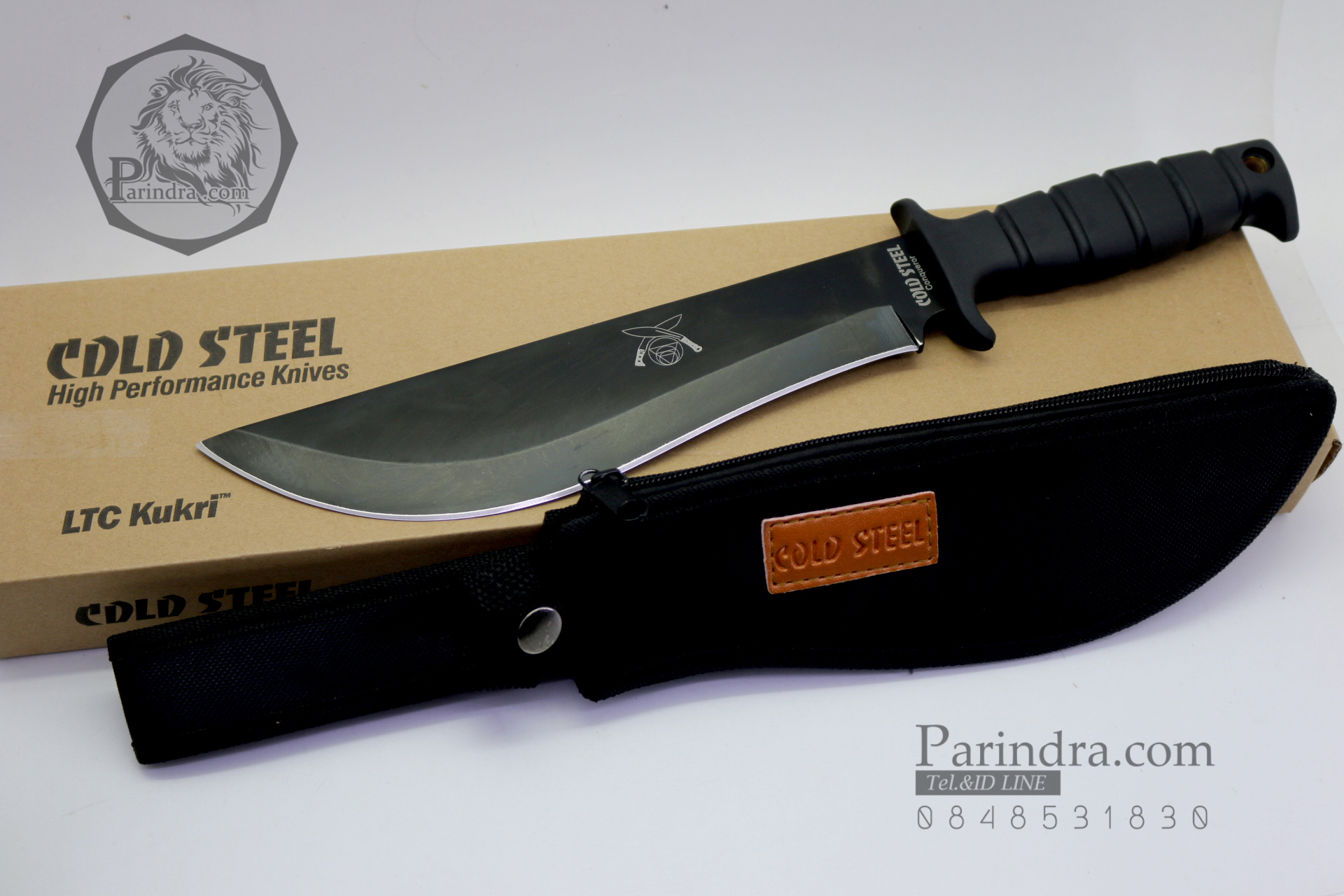 มีดใบตาย COLD STEEL Conqueror LTC Kukri ขนาด 14 นิ้วครึ่ง Full Tang (OEM) A+ ใบมีดสีดำ