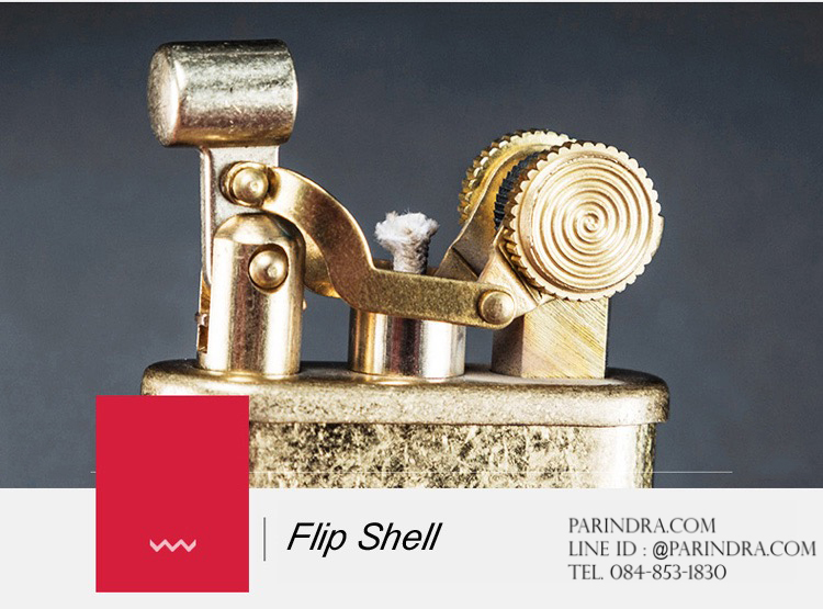 ไฟแช็กน้ำมัน ZORRO Premiun Lighter 559 ทองเหลืองทั้งตัว