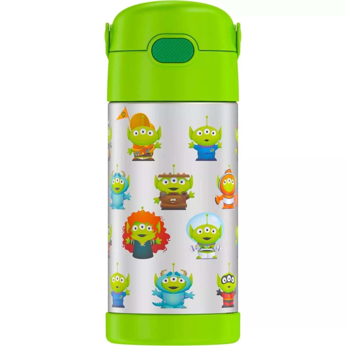 กระติกน้ำเก็บความเย็น ลาย Squeeze Toy Aliens Thermos 12oz FUNtainer Bottle
