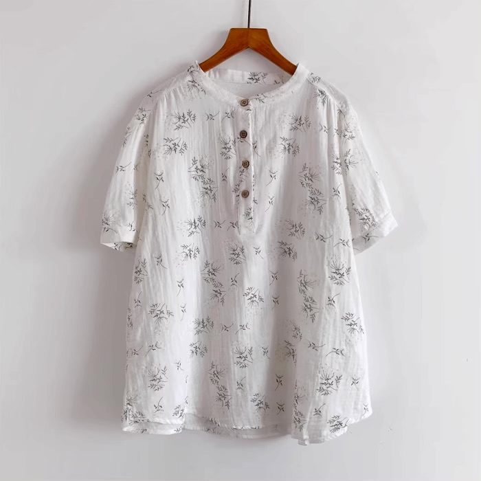 เสื้อผ้าสาลูลายดอกไม้