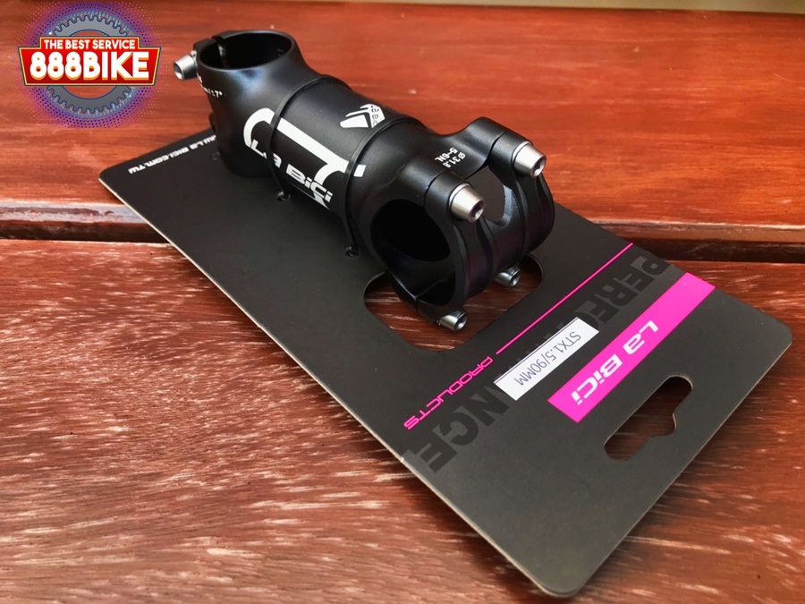 LABICI คอแฮนด์อลูมิเนียม LA BICI STX1.5 ,ยก +/- 7° วัสดุอลูเบา ยาว 70-120มม มีสีดำและสีแดง