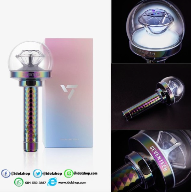 PRE แท่งไฟกะรัตบง #SEVENTEEN OFFICIAL LIGHT STICK VER.3 #CARATBONG (ของแท้ 100%) รอ 15-30 วัน