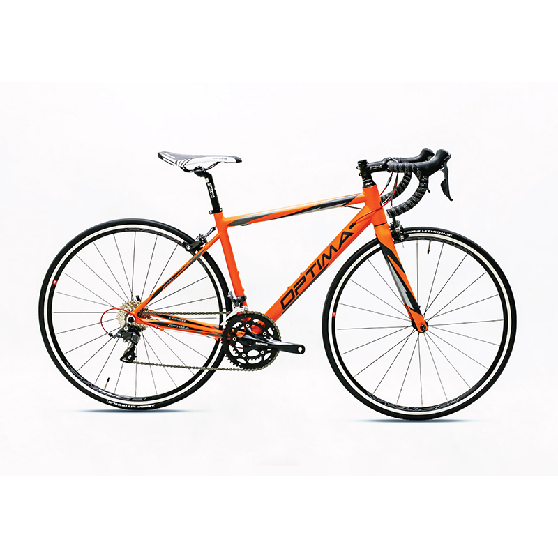 จักรยานเสือหมอบ OPTIMA Corsa R2000 ชุดเกียร์ New Claris 2x8 Spd ตะเกียบคาร์บอน 2020