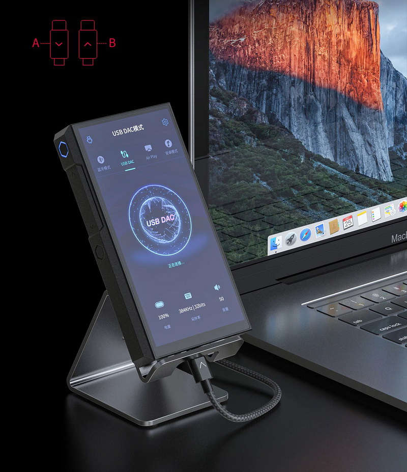 FiiO LT-TC4 สายชาร์จ/สายดาต้า แบบ TypeC เป็น TypeC ยาว 50 เซนติเมตร