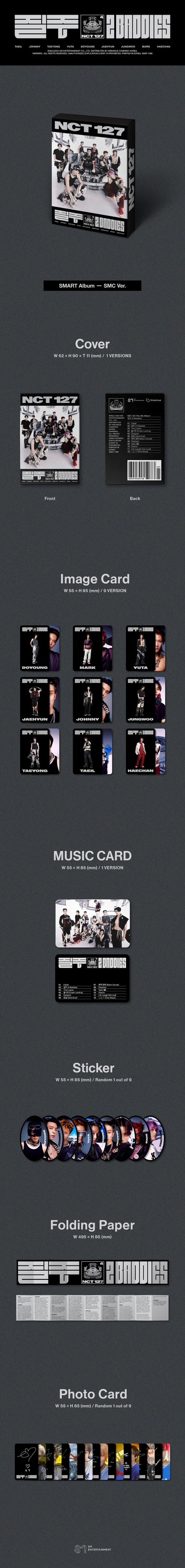 อัลบั้ม #NCT127 - The 4th Album (2 Baddies)] (SMC Ver.) นำเข้า 14-25 วัน