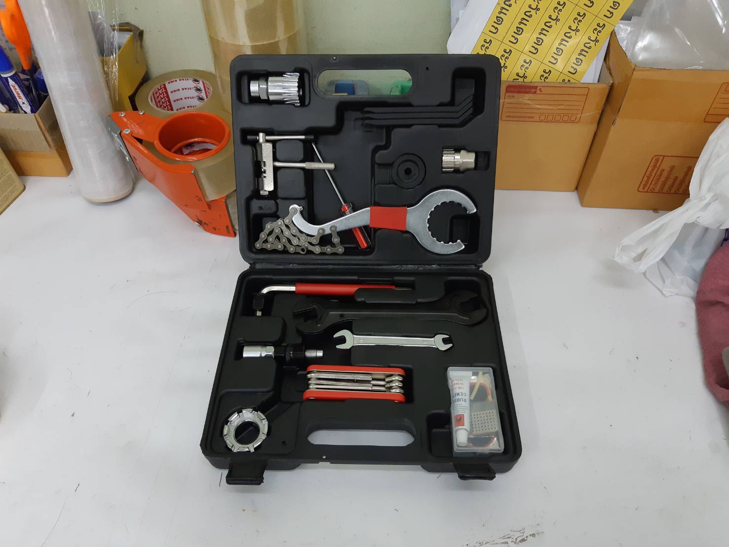 ชุดกล่องเครื่องมือซ่อมจักรยาน BikeAll Repair tool box 23 ชิ้น KT-810A