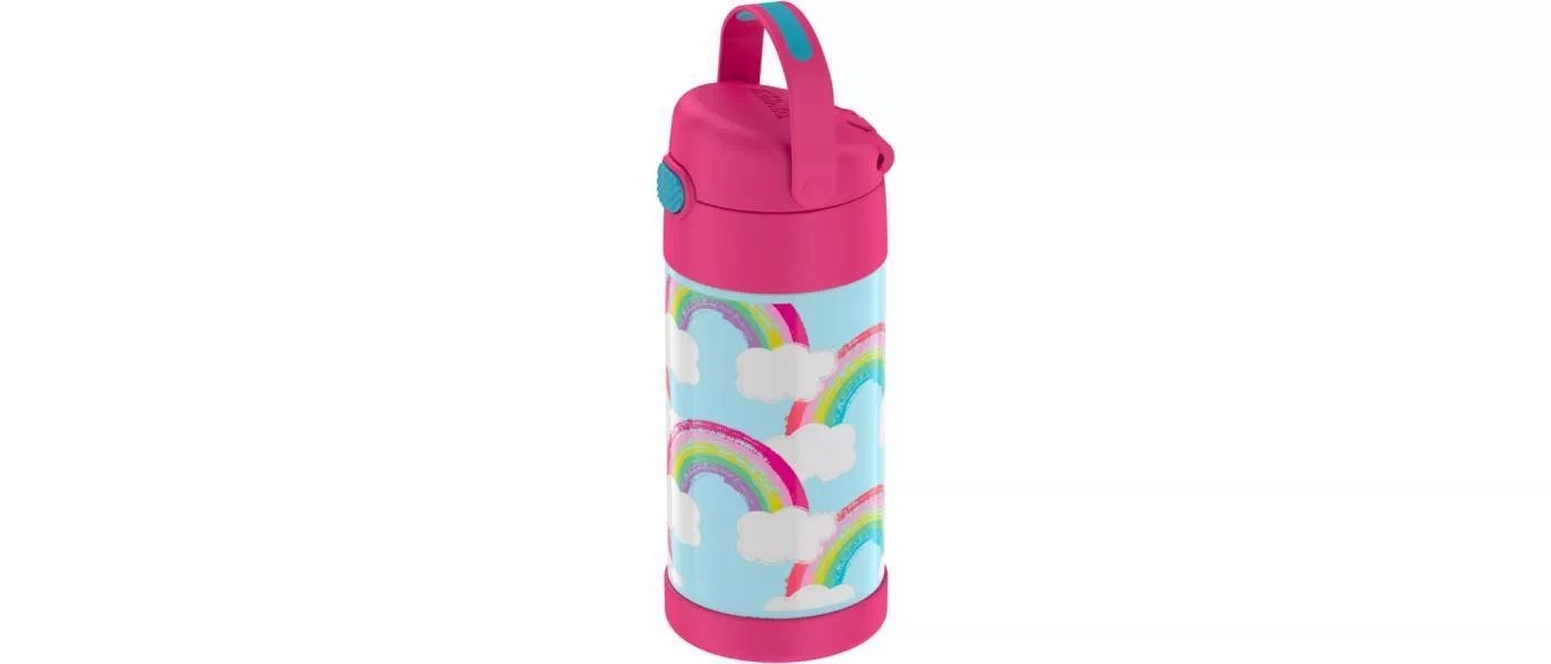 Thermos Rainbow 12oz FUNtainer Water Bottle with Bail Handle