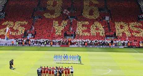 อาร์มสัญลักษณ์ ฟุตบอล สโมสรลิเวอร์พูล - 'Patch for the 96' ที่ระลึกครบรอบ 25 ปี โศกนาฏกรรมที่ฮิลส์โบโรห์ PLAYER SIZE ใหม่ / LIVERPOOL Football Club PLAYER SIZE Commemorative Football Patch/Badge - 'Patch for the 96' THE 25th ANNIVERSAR