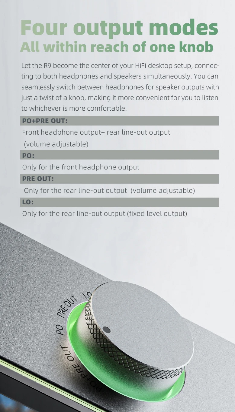 FiiO R9 เครื่องเล่นเพลงสตรีมมิ่งตั้งโต๊ะ DAP+DAC+AMP ครบจบในตัว รองรับ MQA, Roon Ready ประกันศูนย์ไทย