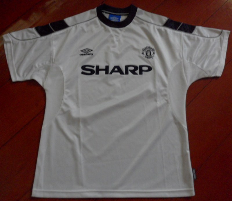 เสื้อฟุตบอล ทีมสโมสรแมนเชสเตอร์ ยูไนเต็ด ชุดเยือน 1999/2000 L-Size / MANCHESTER UNITED Football Shirt Away Kit 1999/2000 Jersey L-Size