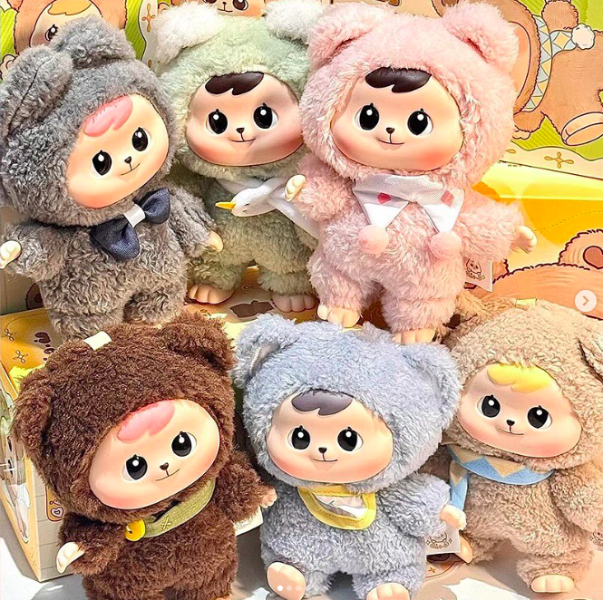 PRE. ตุ๊กตา Bao-ao แบบจุ่มลุ้นสี -เป็นพวงกุญแจได้ ของแท้ 100% - ( รอ 15-25 วัน)