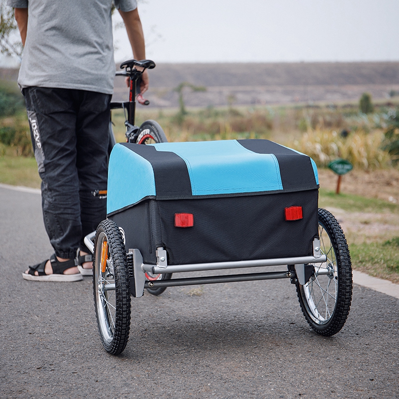 รถพ่วงจักรยาน RayLights Bicycle trailer for Pet and cargo bicycle for advertising trailer