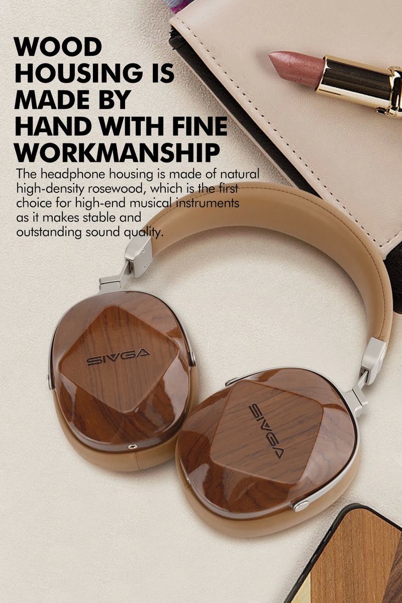 Sivga Oriole หูฟัง Headphone ไดรเวอร์ไดนามิก เสียงเที่ยงตรงสูง ไม้แบบปิดด้านหลัง ประกันศูนย์ไทย