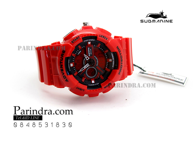 นาฬิกา US submarine Adventure Protector รุ่น TP3163L สีแดงล้วน