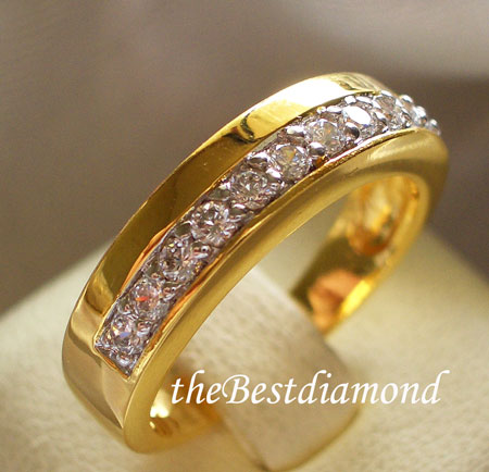 BR027+++แหวนแถวเพชรข้าง+++เก๋ไก๋มากค่ะ ฝังเพชรอยู่ริมเลย ทำให้ดูดีมีดีไซน์ งานสวยมากๆๆๆๆ