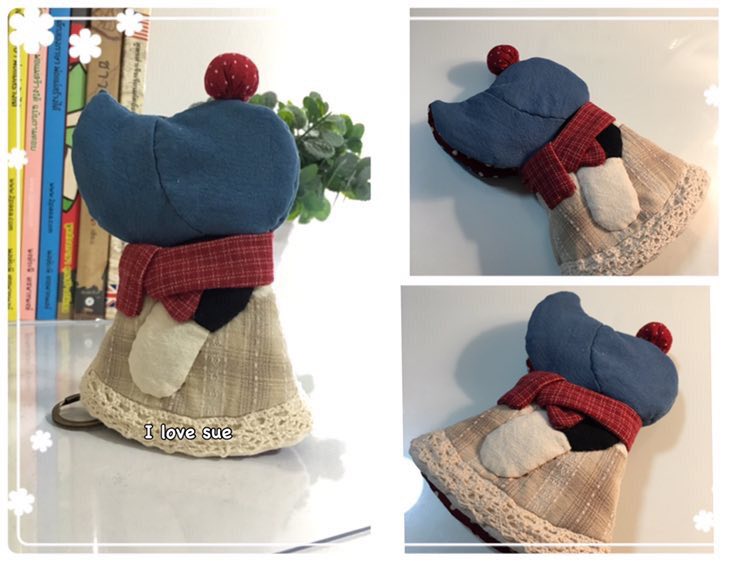 ชุดอุปกรณ์ครอบกุญแจ แบบตัดเย็บด้วยตนเอง พร้อมวิธีการทำแบบภาพถ่ายทางเฟซบุค