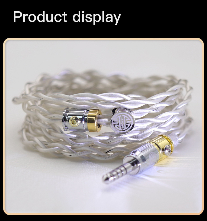 ขาย Hakugei Skyrim สายอัพเกรดหูฟัง 6N OCC Litz + Silver Litz