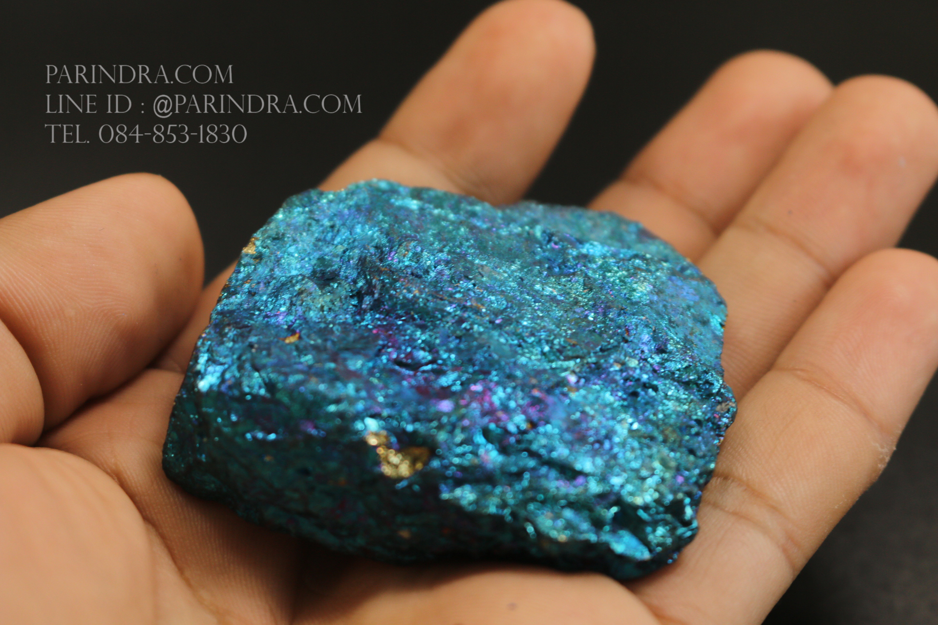สินแร่นกยูง PEACOCK ORE (Bornite) ขนาด 138 กรัม #BOR001