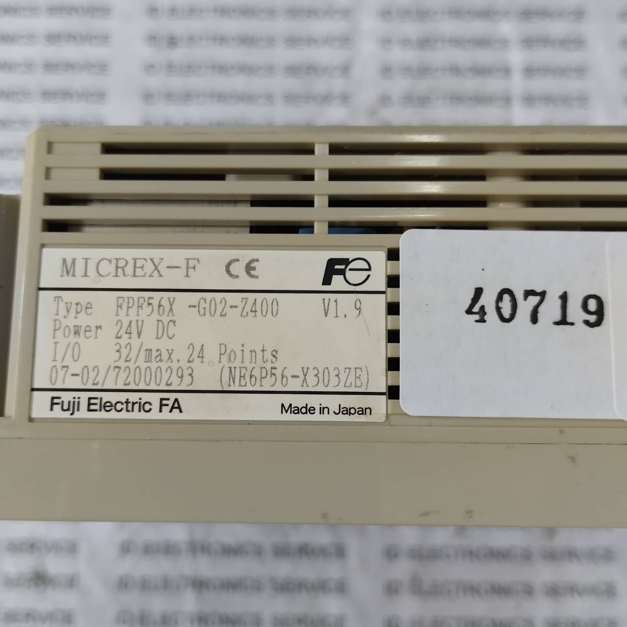 FPF56X-G02-Z400 PLC " FUJI "
