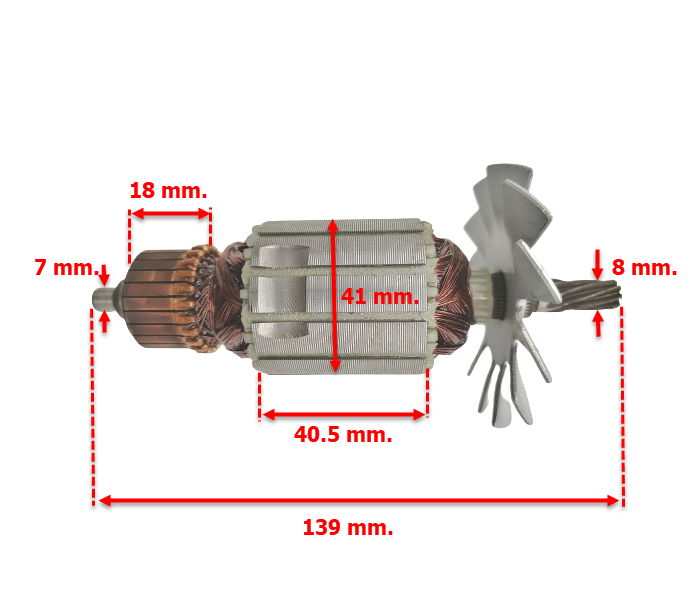 *เลิกจำหน่าย ไม่ผลิตแล้ว* ทุ่น สว่านไฟฟ้า มากีต้า Makita 6016, 6013, 6019