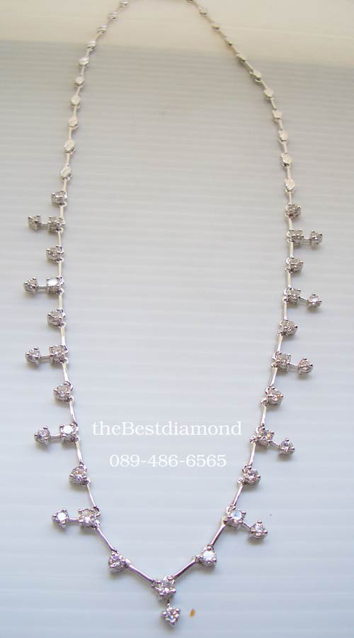 สินค้าหมด===BN025RD+++สร้อยเพชร ซิกแซก style 2++ สร้อยแบบเก๋ไก๋ Modern Intrend สุดๆแบบทันสมัยมากๆๆๆ ใส่แล้วดูดี เพชรแวววาวสวยค่ะ ใส่ออกงานได้สบาย