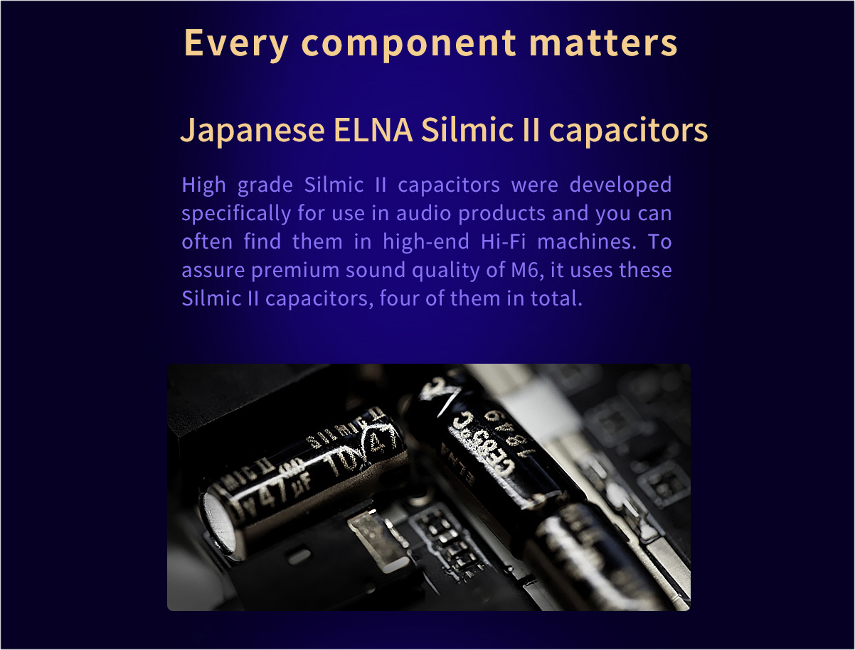 ขาย Shanling M6 Dap รองรับ Two-way Bluetooth , DSD 256 , 32bit/768kHz