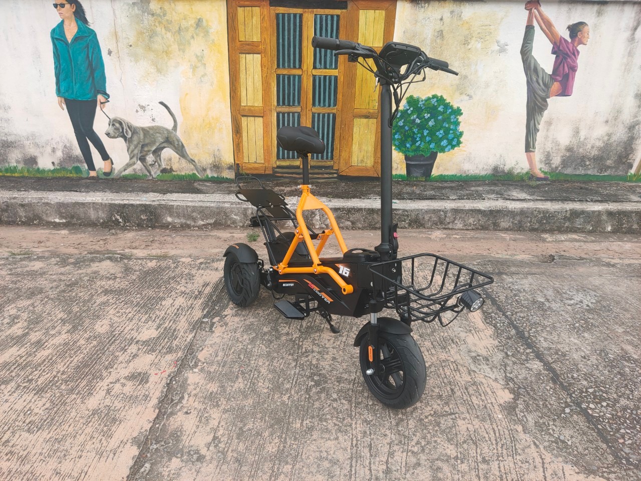 สกูตเตอร์ไฟฟ้า PXID Bestride Pro Electric Scooter New Design 3 Wheel 1000W, batt 48v 23.4Ah มาตรฐานยุโรป (F2)