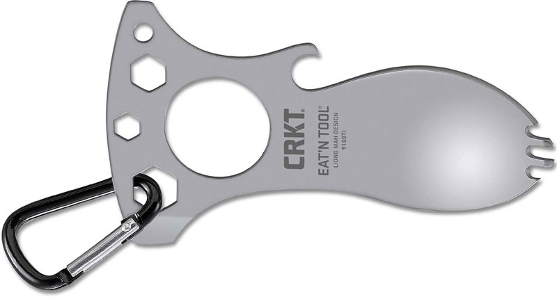 ช้อนอเนกประสงค์ CRKT eat 'n tool สำหรับการพกพาสำหรับการเดินป่า แคมป์ปิ้ง Outdoor (OEM)