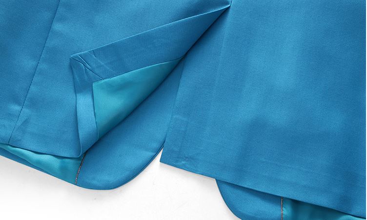 Pre-order ชุดสูทชาย สีฟ้าน้ำทะเล สไตล์เกาหลี พร้อมเสื้อกั๊ก