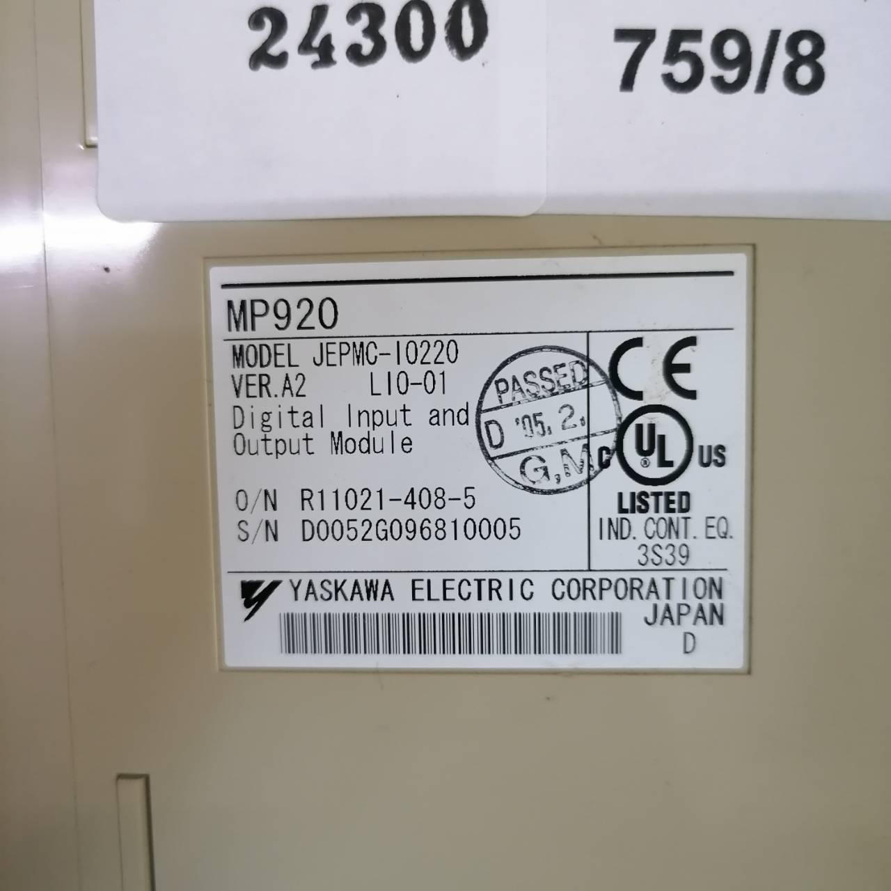 JEPMC-IO220 PLC " YASKAWA "