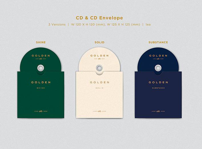 PRE. อัลบั้ม #JungKook (BTS) GOLDEN' (Set) + 'GOLDEN' (Weverse Albums ver.) Set [ รอ 15 - 25 วัน ]
