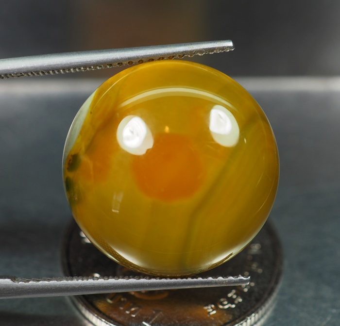 อะเกต (Multi Color Onyx Agate) 13.70 กะรัต