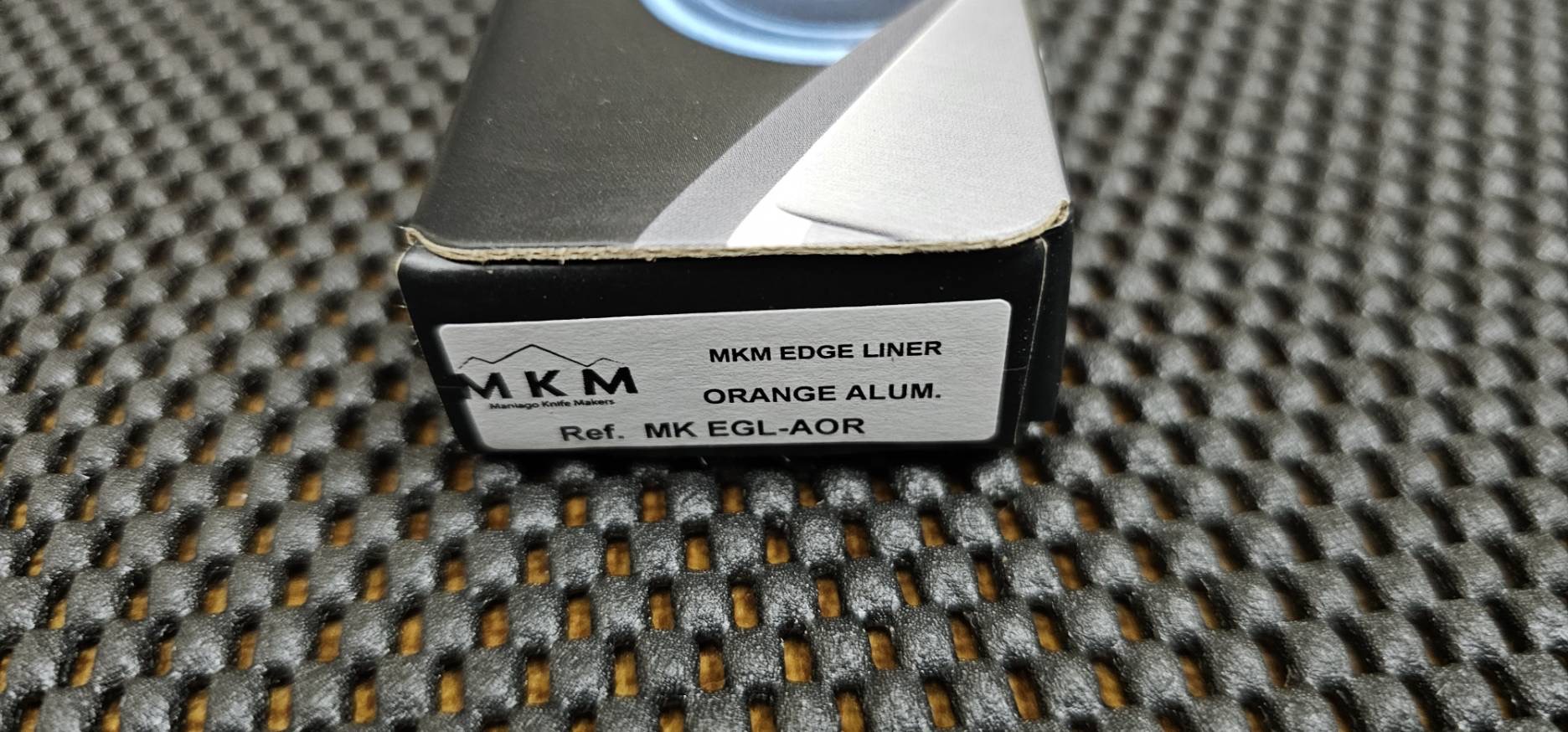 MKM Edge Liner Lock Knife Orange Aluminum (2.9" Satin) EGL-AOR