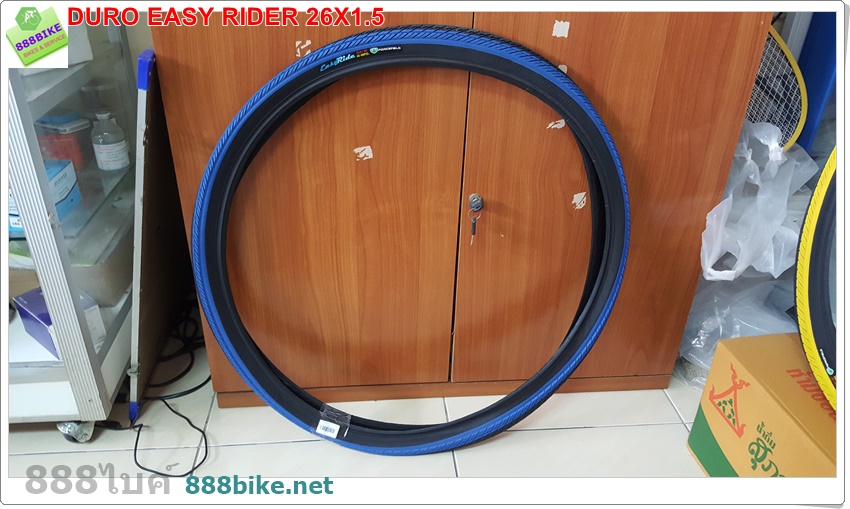ยางนอกขอบลวด DURO Easy Rider ขนาด 26x1.5 ขอบสี ,DB-7053