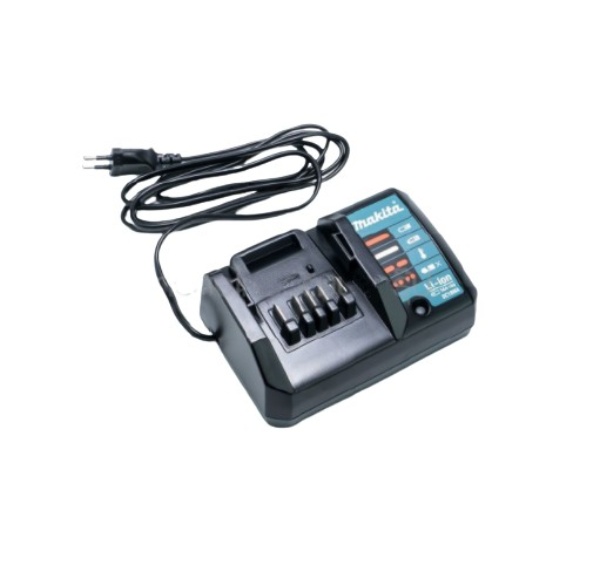 เครื่องชาร์จแบตเตอรี่ 18 โวลต์ G-Type MAKITA รุ่น DC18WA ใช้กับแบตเตอรี่มากีต้า รุ่น BL1815G ความจุ 1.5 แอมป์ Pn.195423-6 (แท้) ##