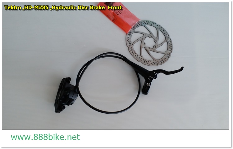 ดิสเบรคน้ำมัน Tektro HD-M285 Hydraulic Disc Brake (หน้า หรือ หลัง) มือเบรค+คาลิปเปอร์+ใบดิสเบรค+สาย