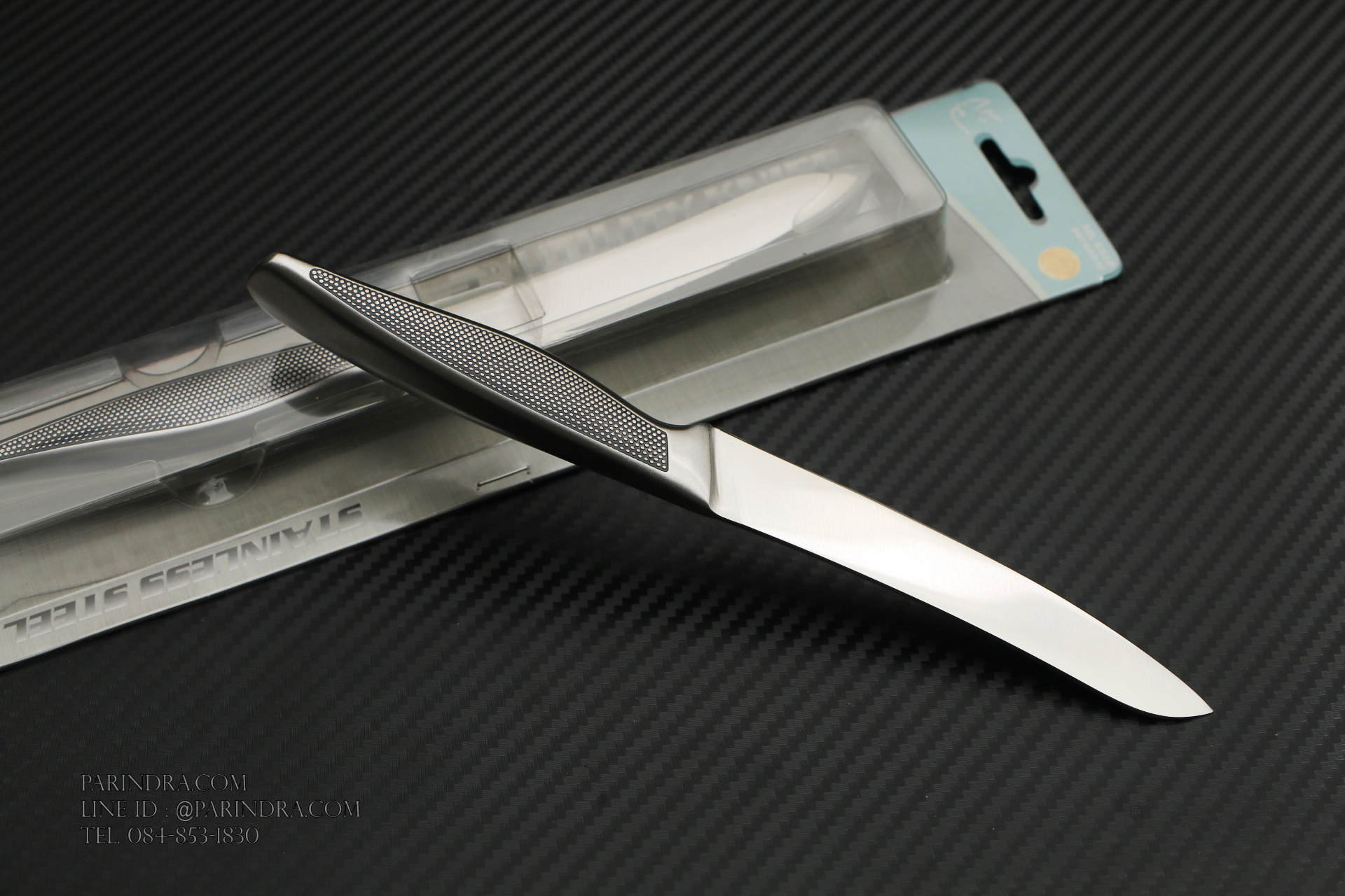 มีดทำครัว Rhino Brand Knife No.5512 ด้ามแสตนเลส ขนาดใบ 5 นิ้ว คมสุดๆ (ของแท้)