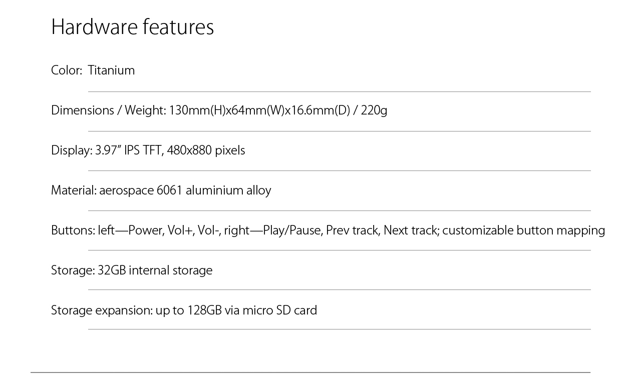 ขาย FiiO X7 Standard edition เครื่องเล่นพกพาระดับ Hi-End Android Music Player พร้อมถอดเปลี่ยนแอมป์เองได้