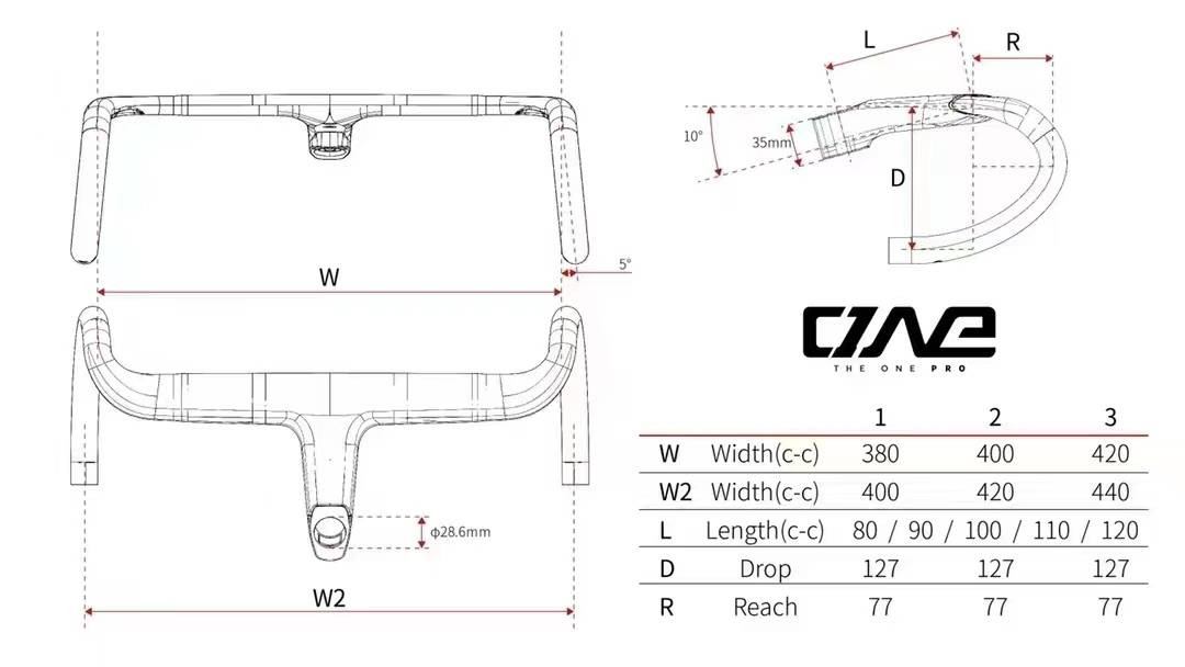 RPANTAHI Integrated Carbon Handlebar