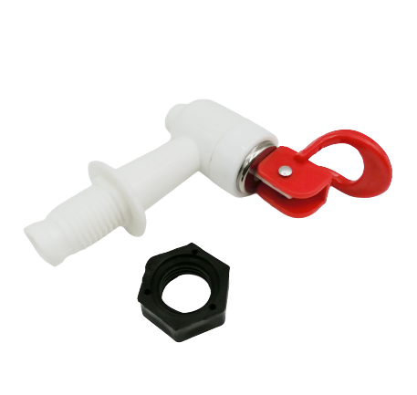 หัวก็อกตู้น้ำดื่ม เกลียวนอก(น้ำร้อน-สีแดง) #2