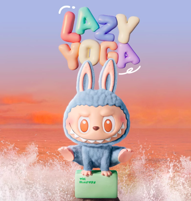 PRE LABUBU LAZY YOGA POPMART THE MONSTERS ซีรีส์โยคะ LABUBU (รอ 9 - 14 วัน)
