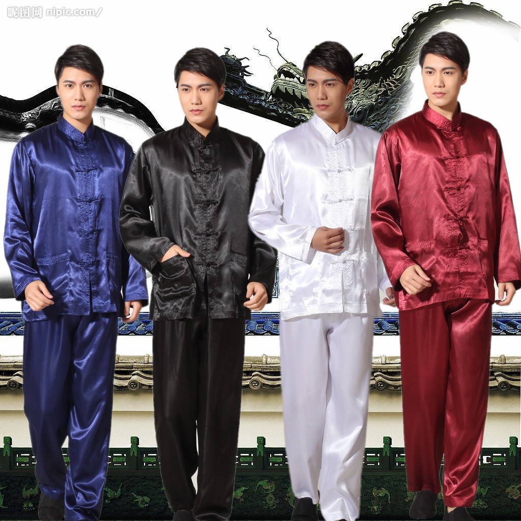 Pre-order ชุดจีนชาย แขนยาว สีขาว