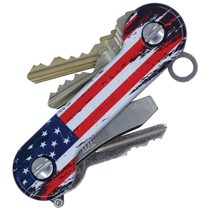 KeyBar Aluminum American Flag