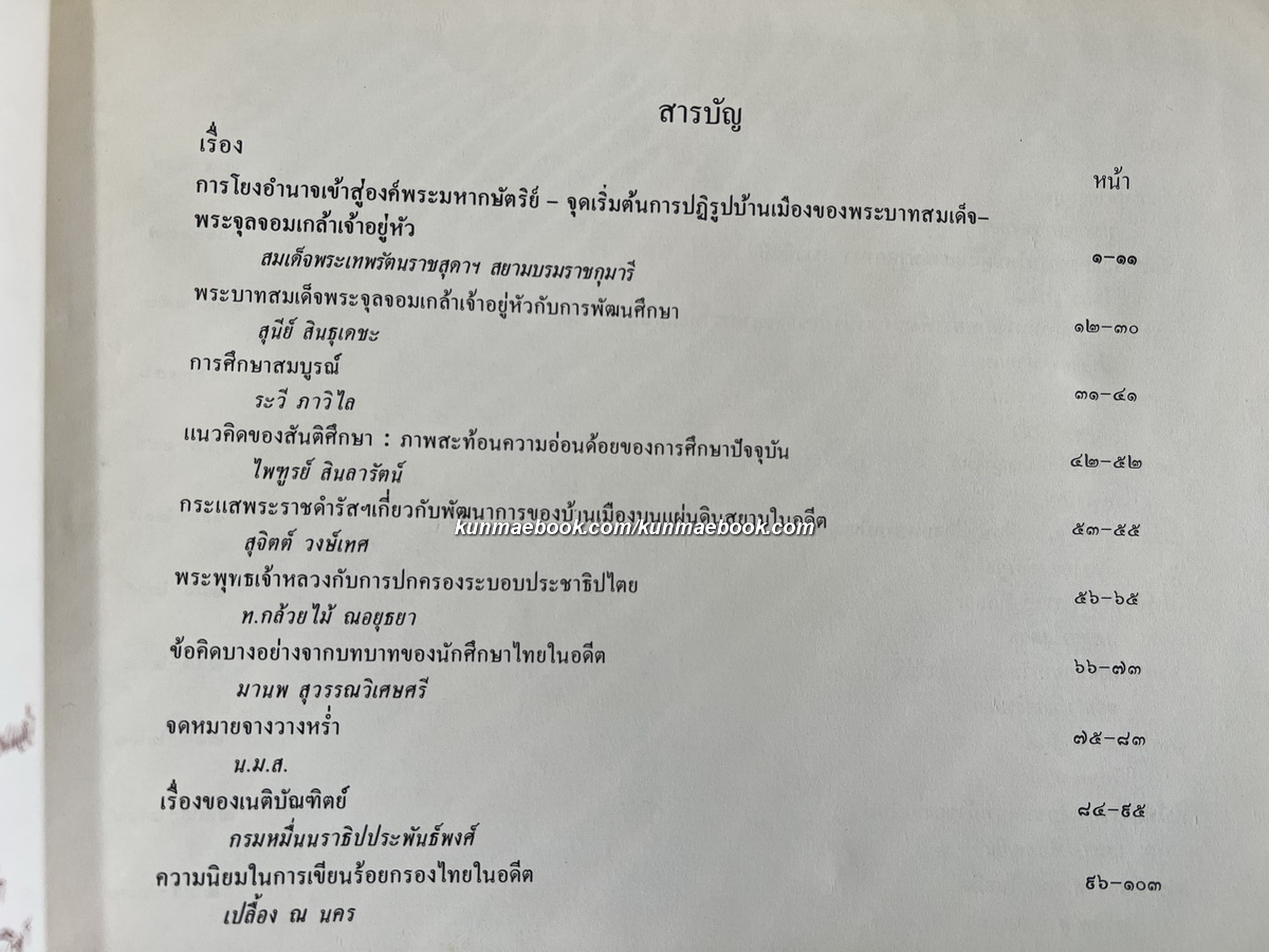 หนังสือมหาวิทยาลัย 23 ตุลาคม 2529