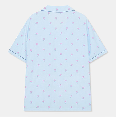 #NCT TAEYONG x SANRIO SHORT SLEEVE PAJAMA [BLUE] -เข้าไทย 20-9-22-
