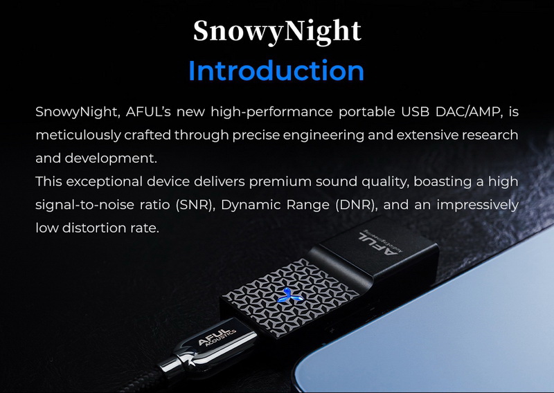 SnowyNight DAC/AMP พกพา ประสิทธิภาพสูง ชิป DAC CS43198 x2 ประกันศูนย์ไทย